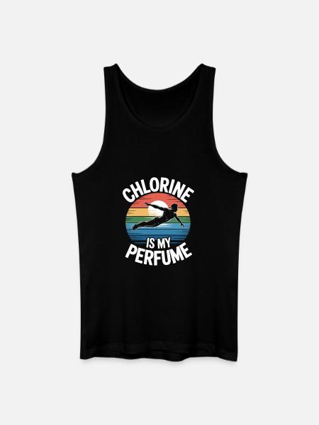 Diving diving board - Men’s Organic Tank Top - black