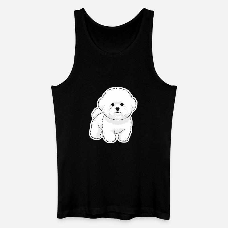 Bichon Mignon - Männer Bio Tank Top - Schwarz