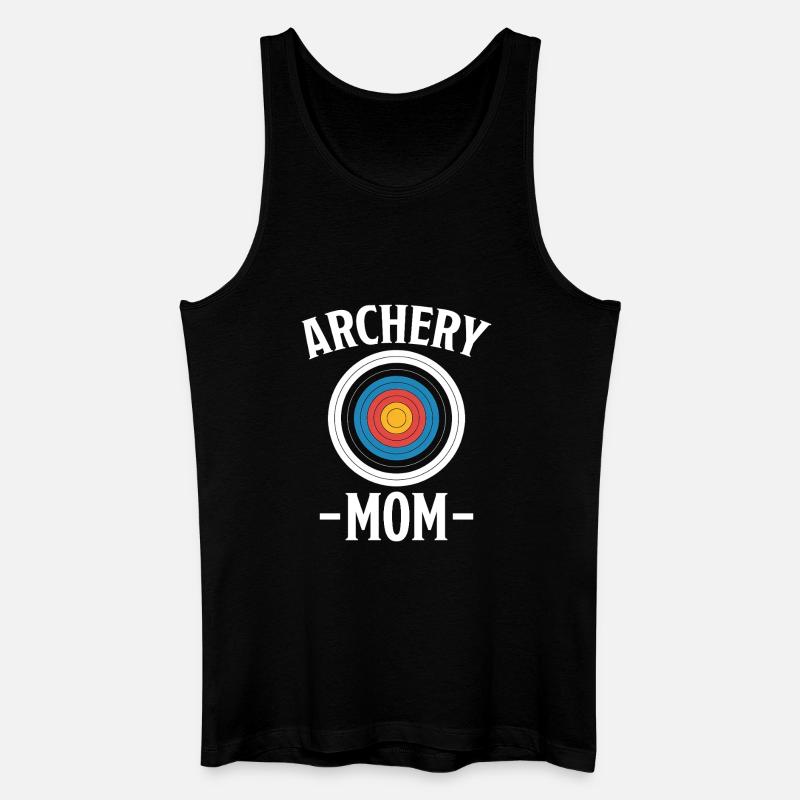 Bogenschießen Spruch Mutter Bogenschießen Geschenk - Männer Bio Tank Top - Schwarz