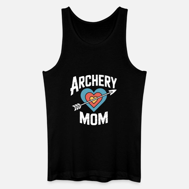 Bogenschießen Spruch Mutter Bogenschießen Geschenk - Männer Bio Tank Top - Schwarz