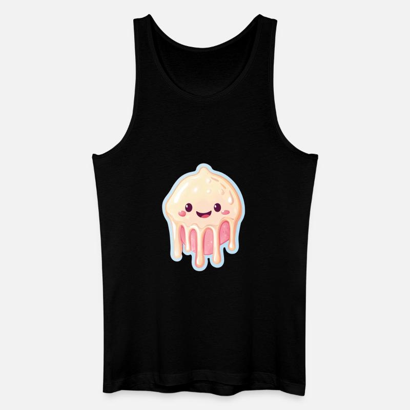 Eiscreme Eis - Männer Bio Tank Top - Schwarz