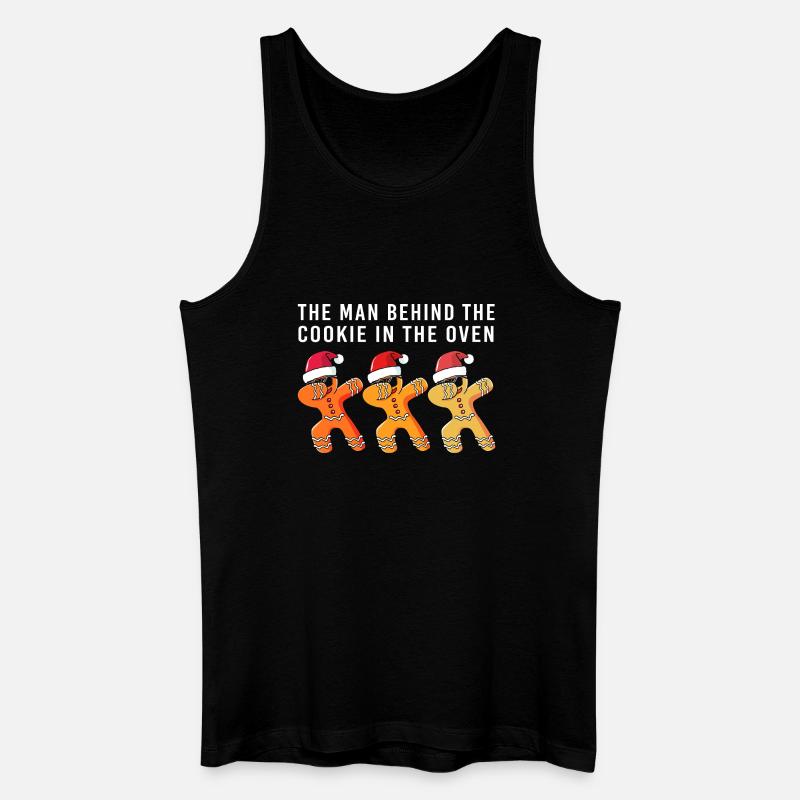 Werdender Papa werdende Väter - Männer Bio Tank Top - Schwarz