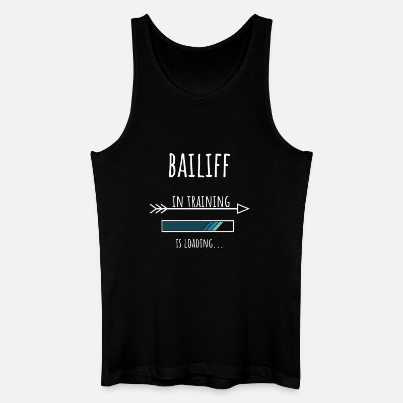 Bailiff Gift Profession Training Bailiff - Men’s Organic Tank Top - black