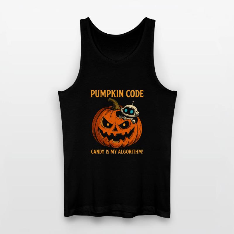 Pumpkin Code : Candy est mon algorithme ! Débardeur bio Homme