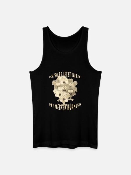 Chickens Saying - Men’s Organic Tank Top - black