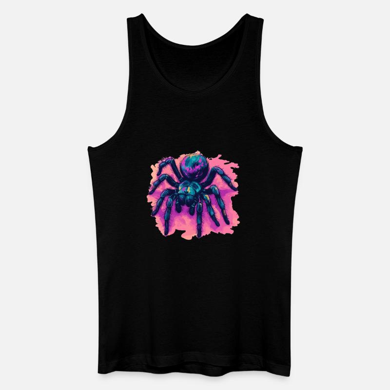 Taranteln Tarantel - Männer Bio Tank Top - Schwarz