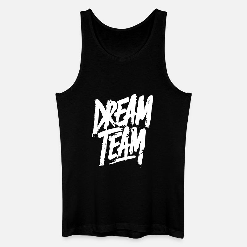 Dream Team - Männer Bio Tank Top - Schwarz