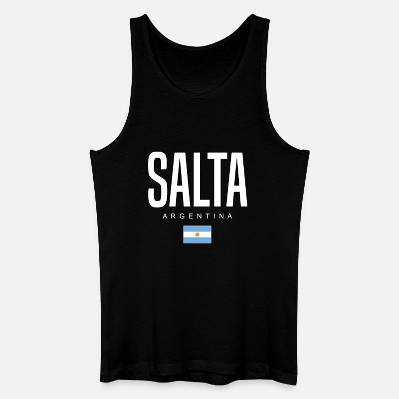 Salta Argentinien Argentinier - Männer Bio Tank Top - Schwarz