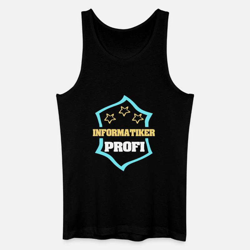 Beruf Informatiker - Männer Bio Tank Top - Schwarz