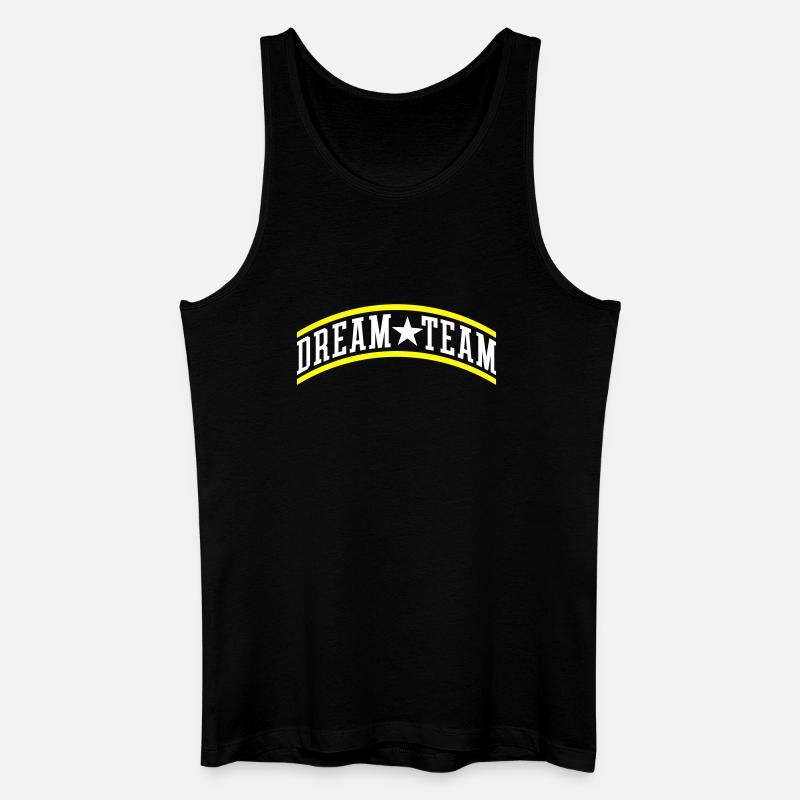 Dream Team Teamwork - Männer Bio Tank Top - Schwarz