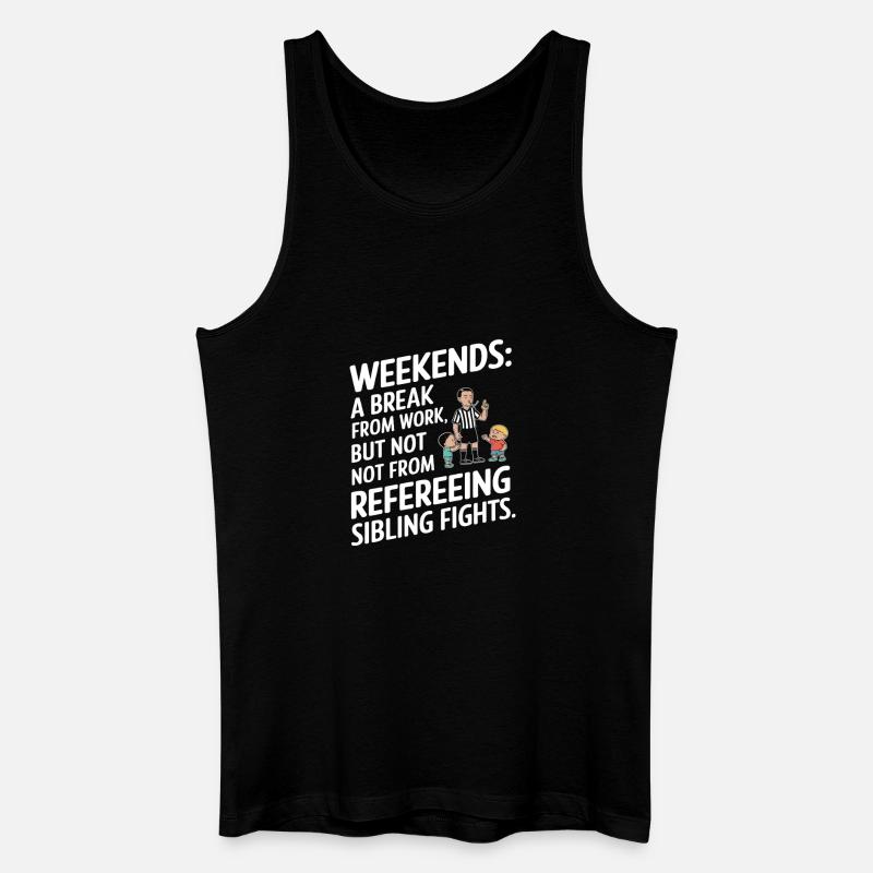 Chemise de référence Weekend Sibling - Débardeur bio Homme - noir