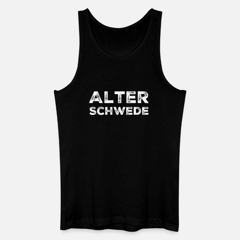 Old Swede Funny Expression Saying - Men’s Organic Tank Top - black