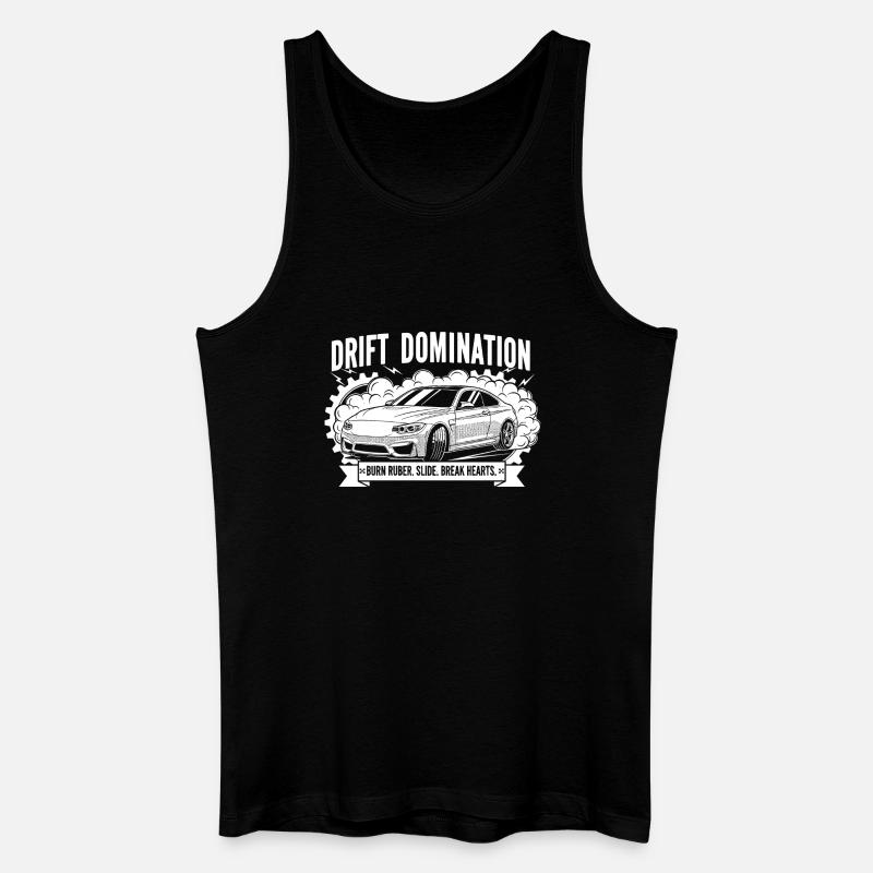 Drift Domination - Männer Bio Tank Top - Schwarz