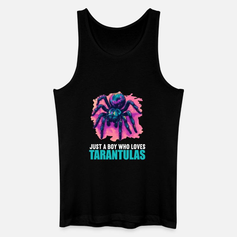 Taranteln Tarantel - Männer Bio Tank Top - Schwarz