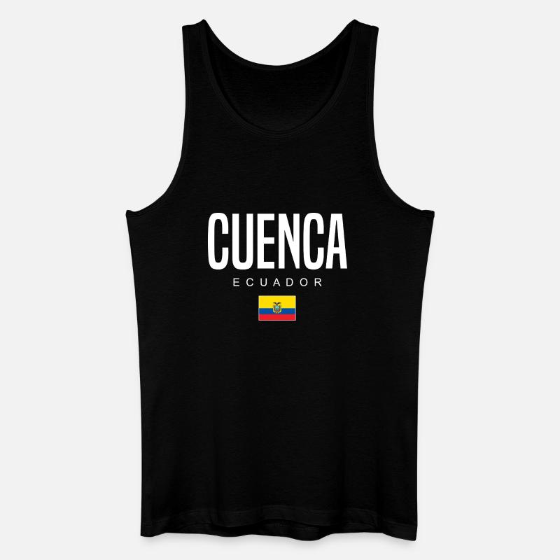Cuenca Ecuador Ecuadorianer - Männer Bio Tank Top - Schwarz