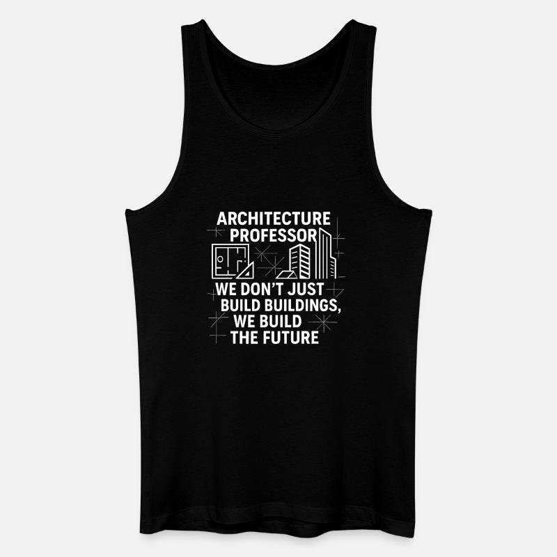 Architekturprofessor  - Männer Bio Tank Top - Schwarz