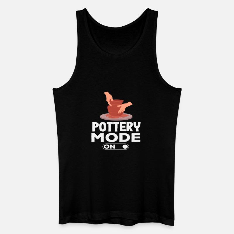 Pottery Mode On Being Creative - Men’s Organic Tank Top - black