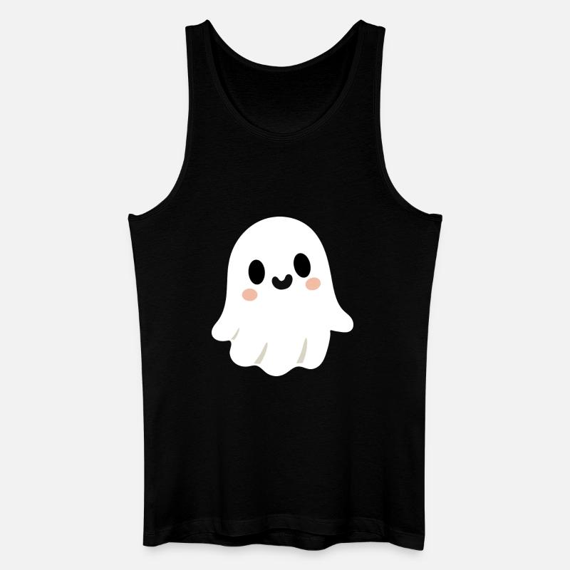 Niedlicher Geist - Männer Bio Tank Top - Schwarz