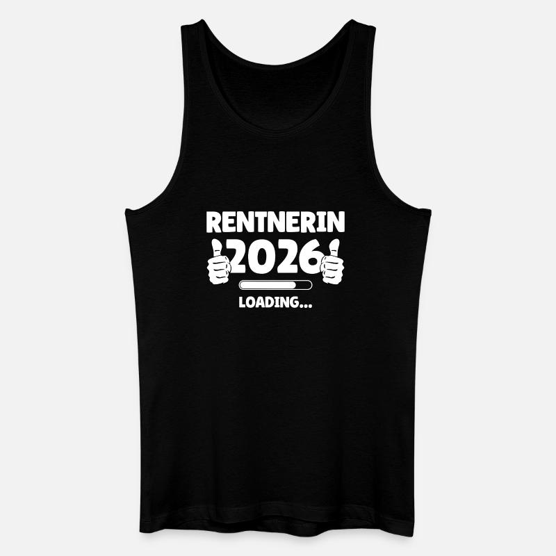 Retiree 2026 Loading Bar Design - Men’s Organic Tank Top - black