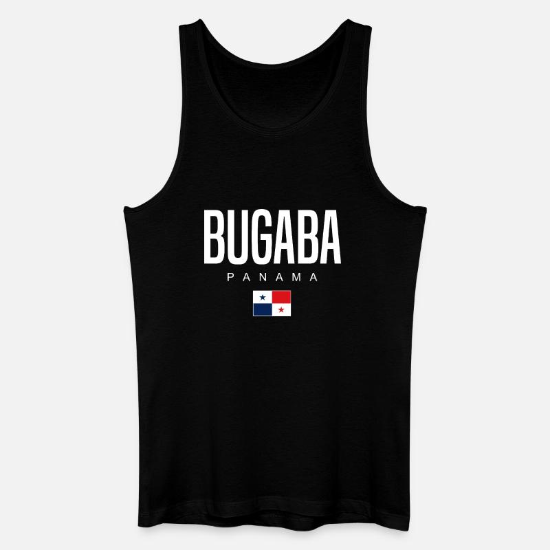 Bugaba Panama Panamaer - Männer Bio Tank Top - Schwarz