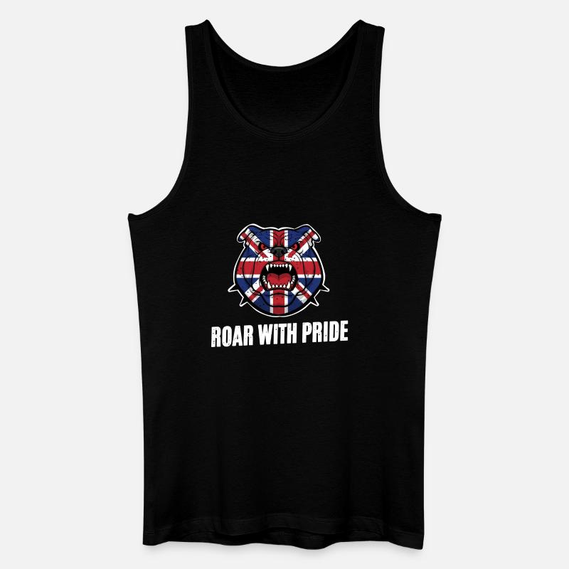 Britischer Stolz - Männer Bio Tank Top - Schwarz