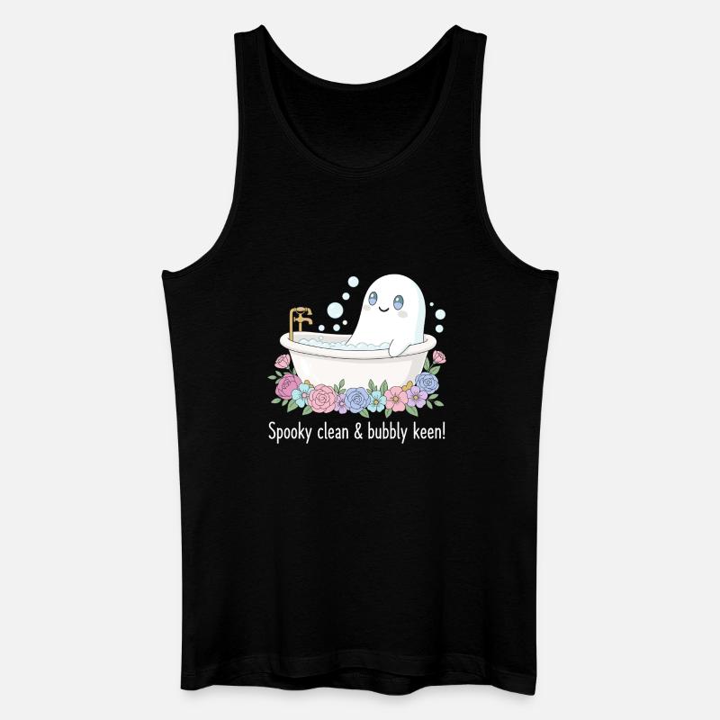 Süßer Spuk - Männer Bio Tank Top - Schwarz