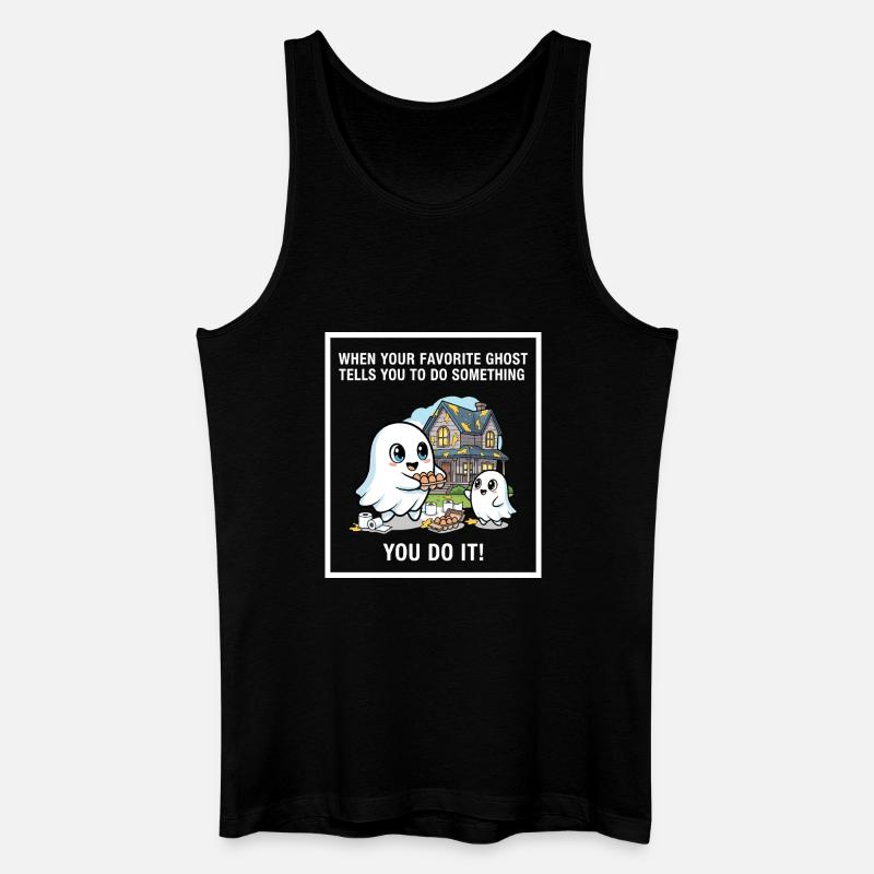 Mein Lieblingsgeist - Männer Bio Tank Top - Schwarz