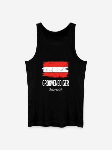 Großvenediger - Men’s Organic Tank Top - black