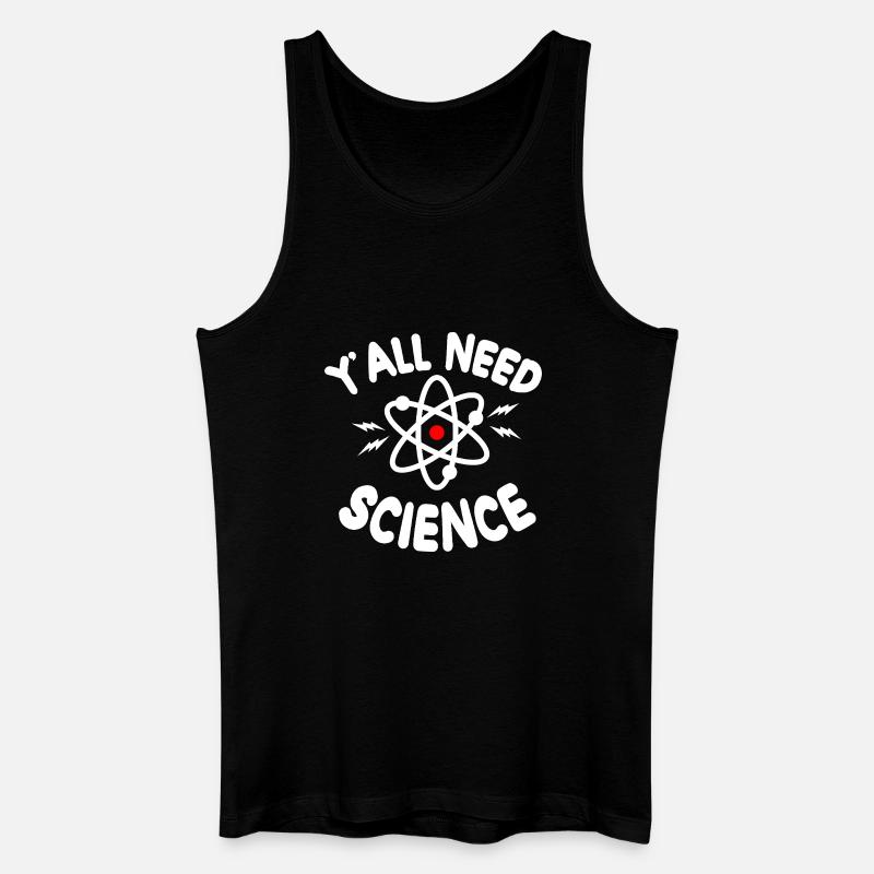 Science pour tous Tee Atom - Débardeur bio Homme - noir