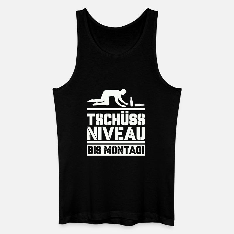 Bye bye level until Monday - Men’s Organic Tank Top - black
