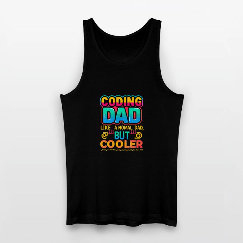 Coding Dad Cooler, Programmer  Men’s Organic Tank Top