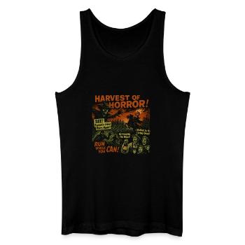 Ernte des Horrors Maislabyrinth Filmplakat Hallowe - Männer Bio Tank Top - Schwarz - Vorne