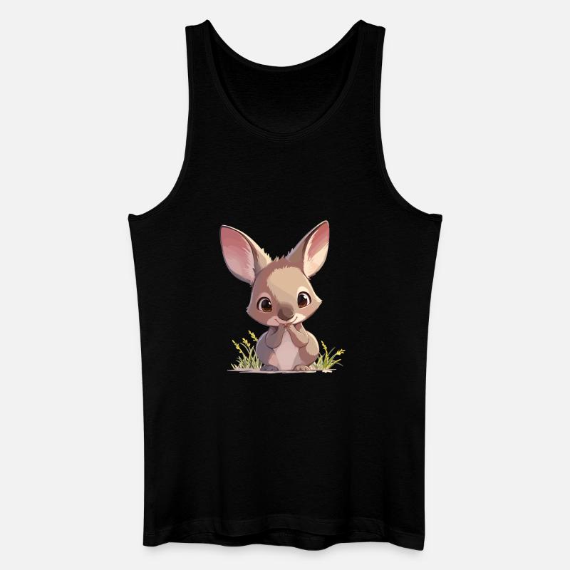 Wallabys Wallaby - Männer Bio Tank Top - Schwarz