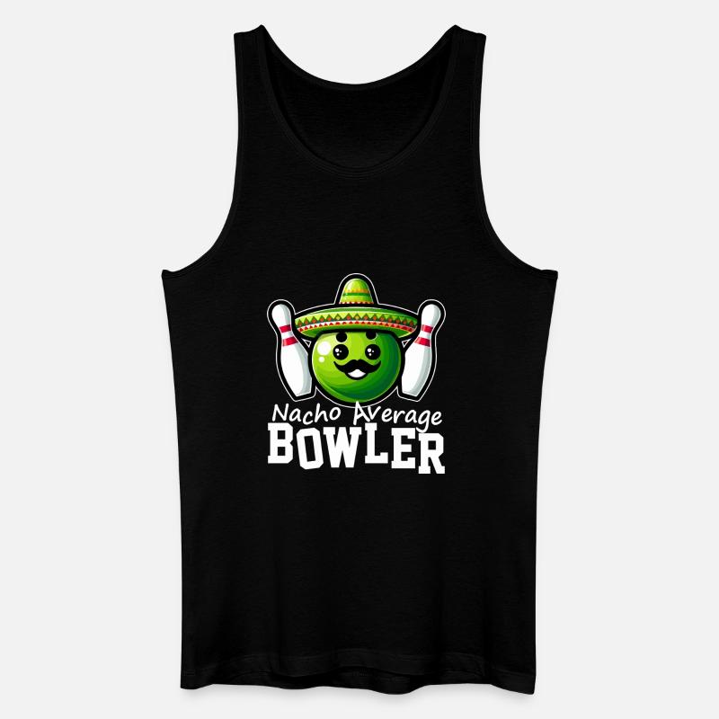 Nacho Bowler Bunt Sombrero - Männer Bio Tank Top - Schwarz