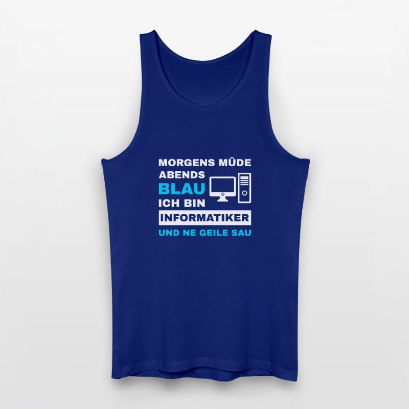 computer scientist programmer admin sayings funny Men’s Organic Tank Top