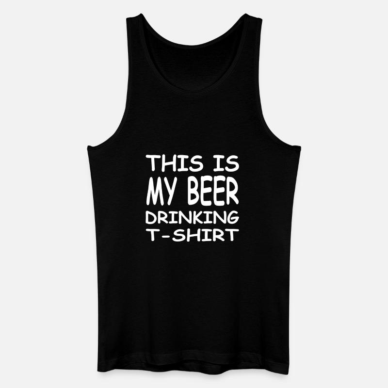 Bier - Männer Bio Tank Top - Schwarz