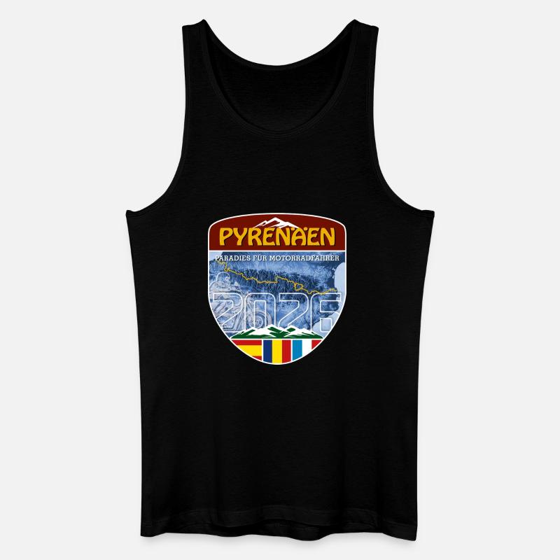 Pyrenäen 2026 | DE | Sticker - Männer Bio Tank Top - Schwarz