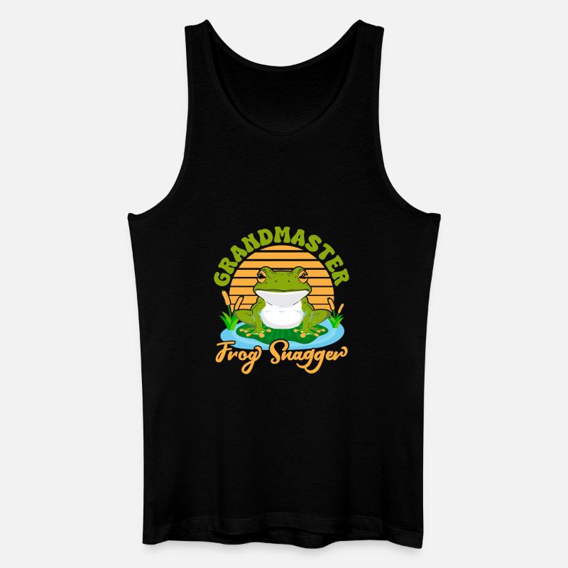 Frog Catcher Grandmaster Frog Snagger Frog - Männer Bio Tank Top - Schwarz