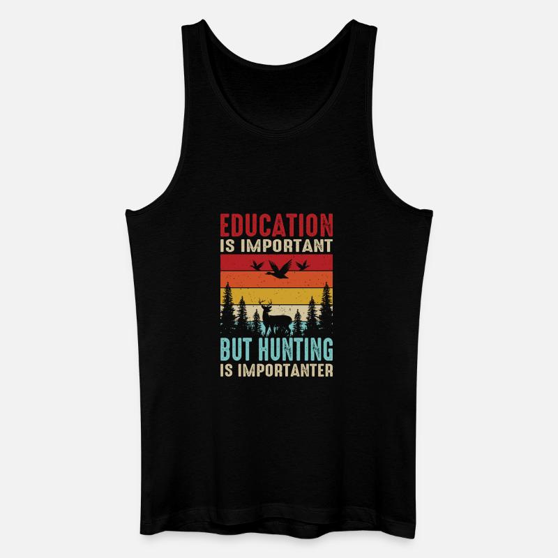 Jäger Geschenk Jagd Jagen Jägersprüfung  - Männer Bio Tank Top - Schwarz