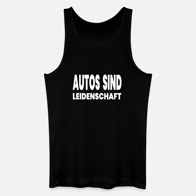 Auto - Männer Bio Tank Top - Schwarz
