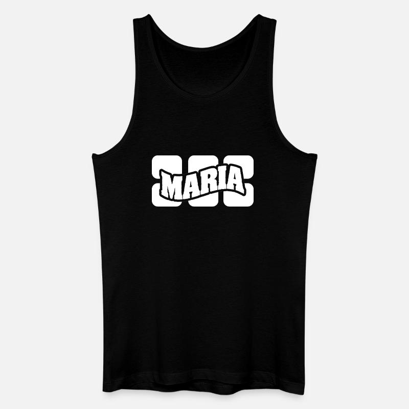 Maria - Men’s Organic Tank Top - black