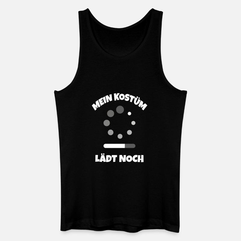 Mein Kostüm lädt noch - Männer Bio Tank Top - Schwarz