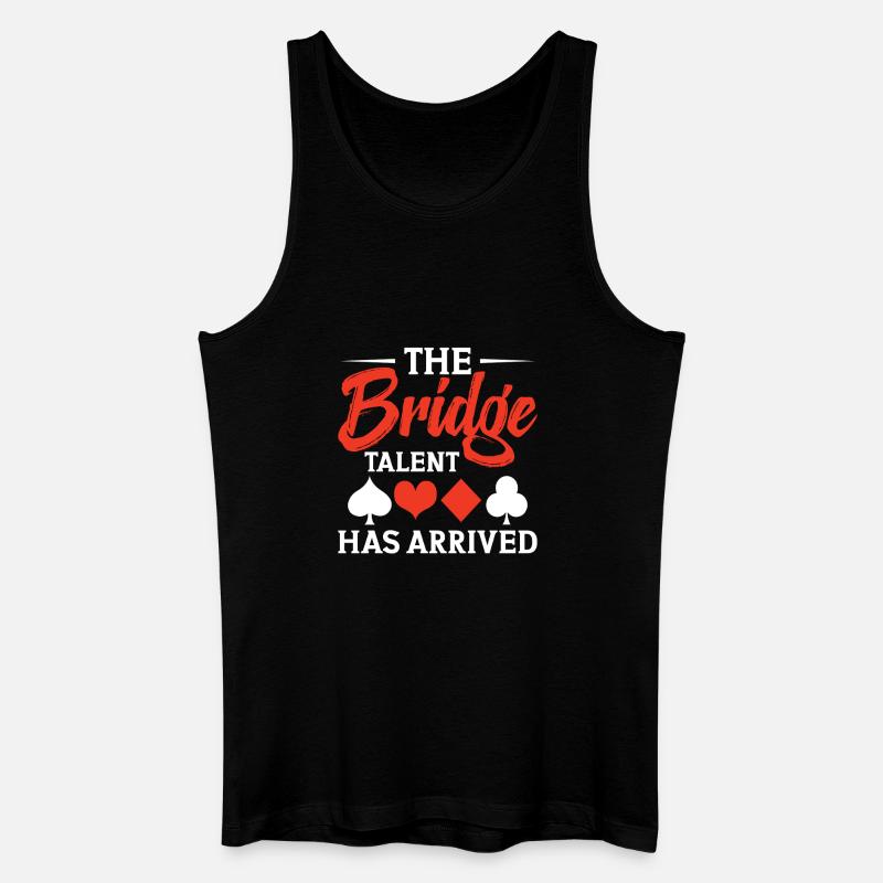 Das Bridge-talent Ist Da - Männer Bio Tank Top - Schwarz