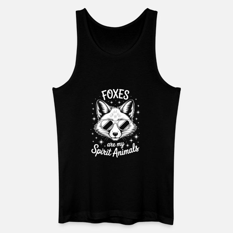 Fox Saying Funny Fox Gift - Men’s Organic Tank Top - black