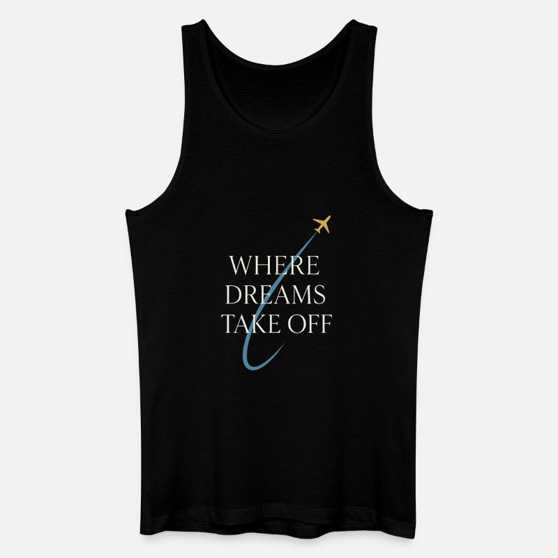 Fluglehrer Cfi Pilot Luftfahrtlehrer - Männer Bio Tank Top - Schwarz