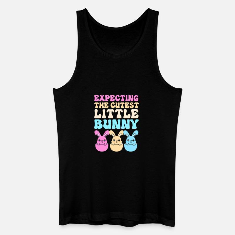Gender Reveal Ostern Werdende Mutter - Männer Bio Tank Top - Schwarz