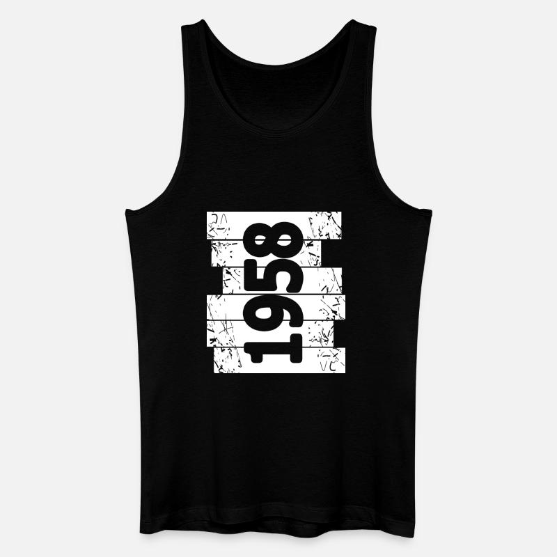 Eltern 1958 - Männer Bio Tank Top - Schwarz