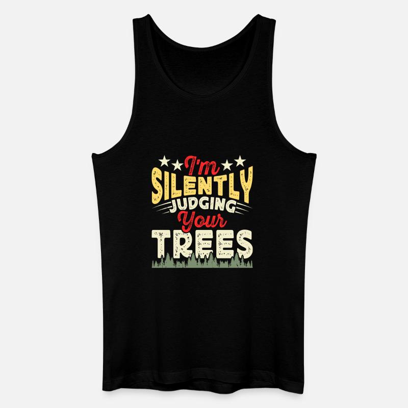 Baumpfleger Holzarbeiter Waldarbeiter Geschenk - Männer Bio Tank Top - Schwarz