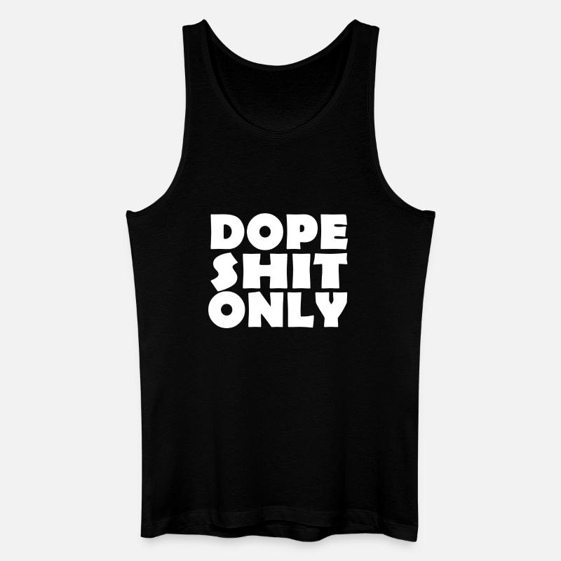 SHIT - Männer Bio Tank Top - Schwarz
