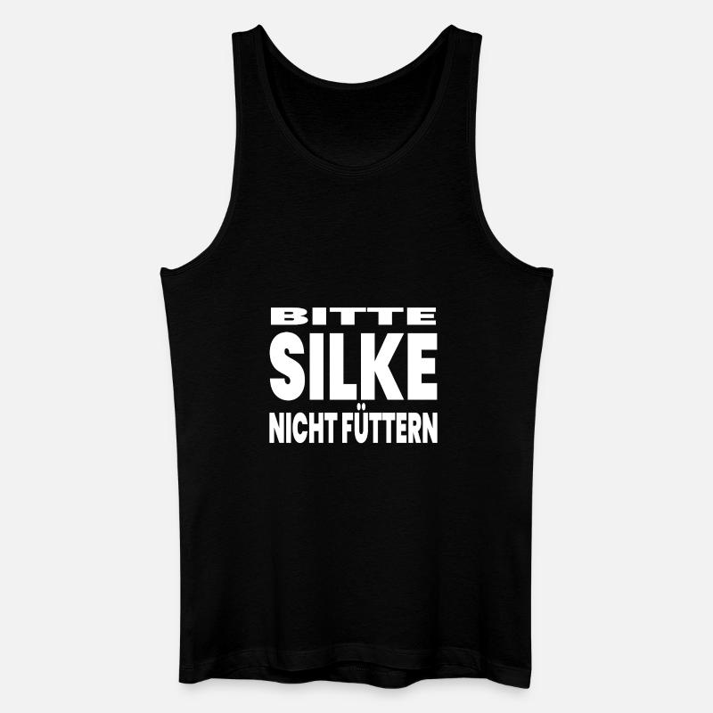 Silke - Männer Bio Tank Top - Schwarz